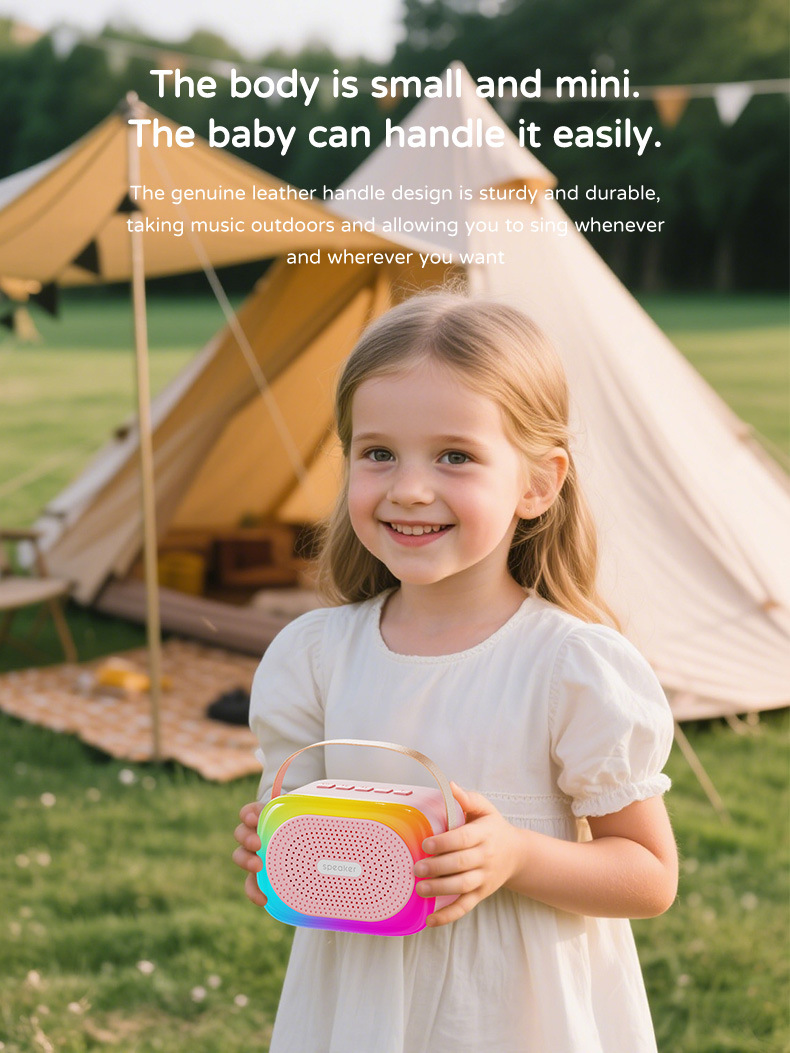 跨境热销无线蓝牙小音箱便携家庭户外唱歌专用话筒音响一体麦克风详情14