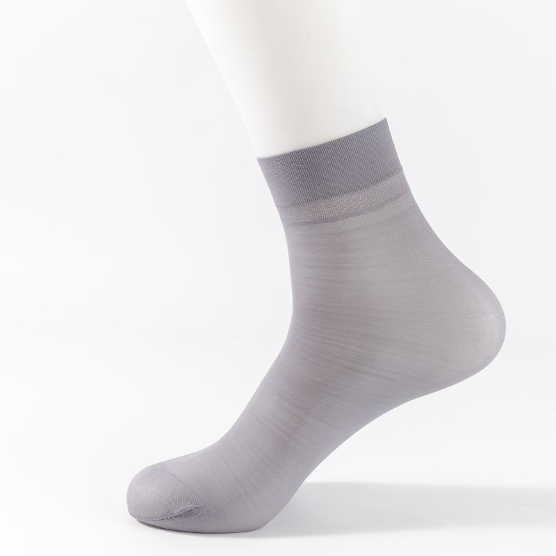 Men's socks stockings stockings a hair manufacturer direct men's lengthened thickened steel stockings spring and autumn style anti-hook silk socks stockings unisex business tube stockings Item Picture