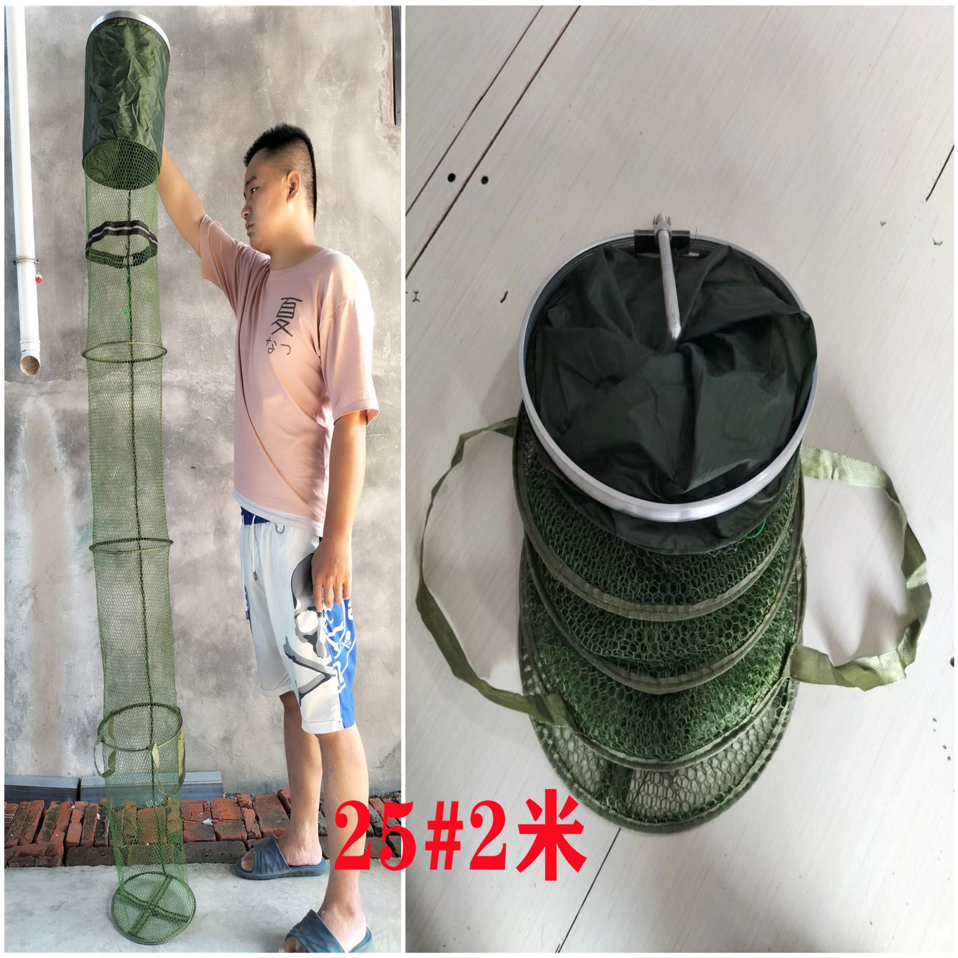 Wholesale aluminum alloy edge-wrapped fish protection universal positioning quick-drying fish protection steel wire ring anti-hanging fishing gear net bags from the manufacturer pic 12