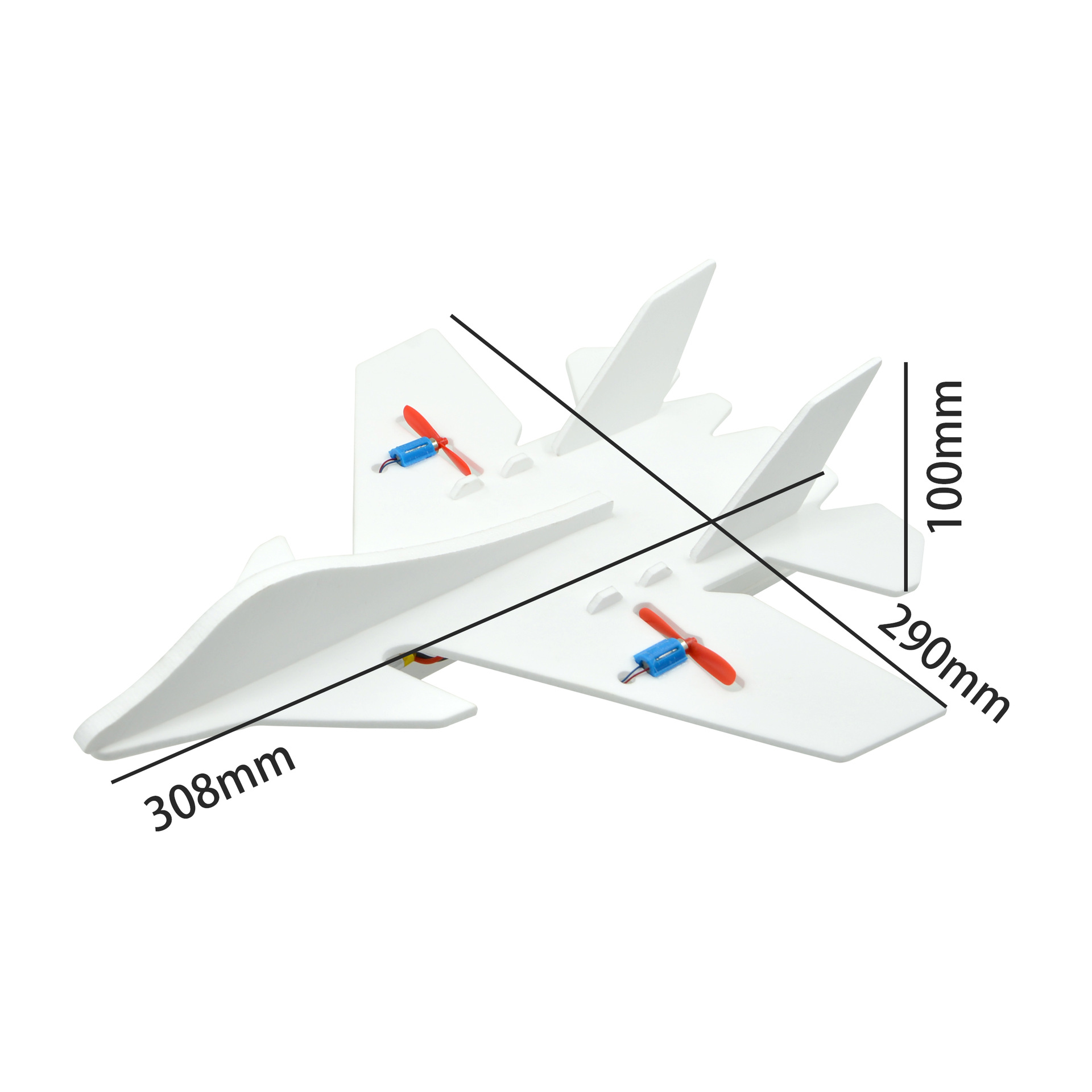航达科教遥控歼15战斗机歼十五j15diy耐摔玩具科学器材科创玩具详情3