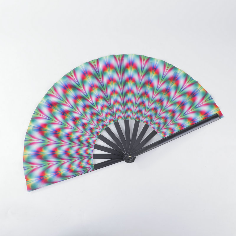 现货批发功夫扇大扇子功夫扇塑料扇骨广告扇图案亚马逊热门爆款详情15