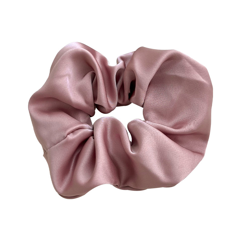 The Story Of The Rose Liu Yifei With The Same Temperament Of The Large Bowel Circle Simple Female Senior Sense Of High Elastic Hair Clip Hair Accessories Item Picture