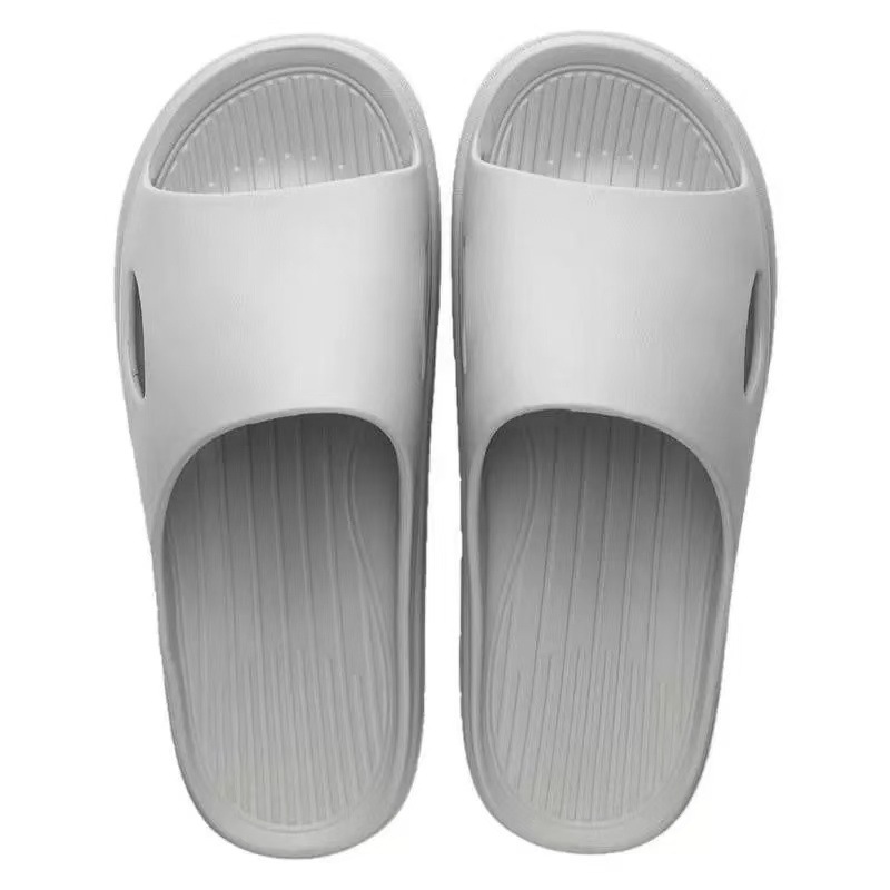 拖鞋/洞洞鞋/eva防滑拖鞋/夏季拖鞋/家居拖鞋白底实物图