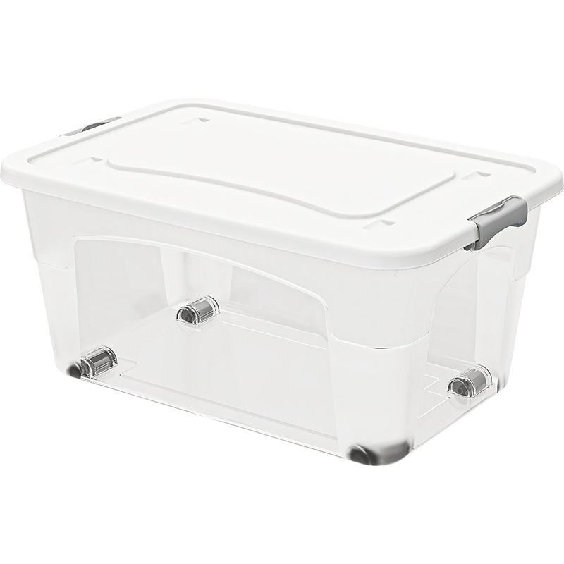 Storage Box Multifunctional Storage Box With Lid Plastic Oversized Transparent Toy Storage Box Home Storage Box Item Picture