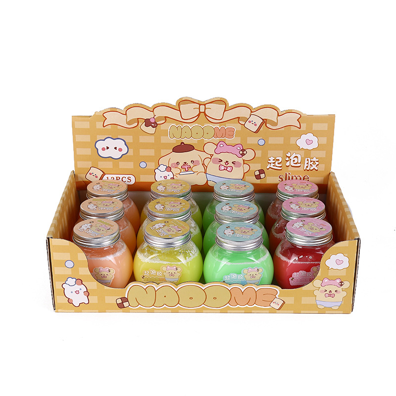 Peilebao factory direct sales NAOOME bubble glue crystal mud non-sticky hand pressure-relieving diy toys Item Picture