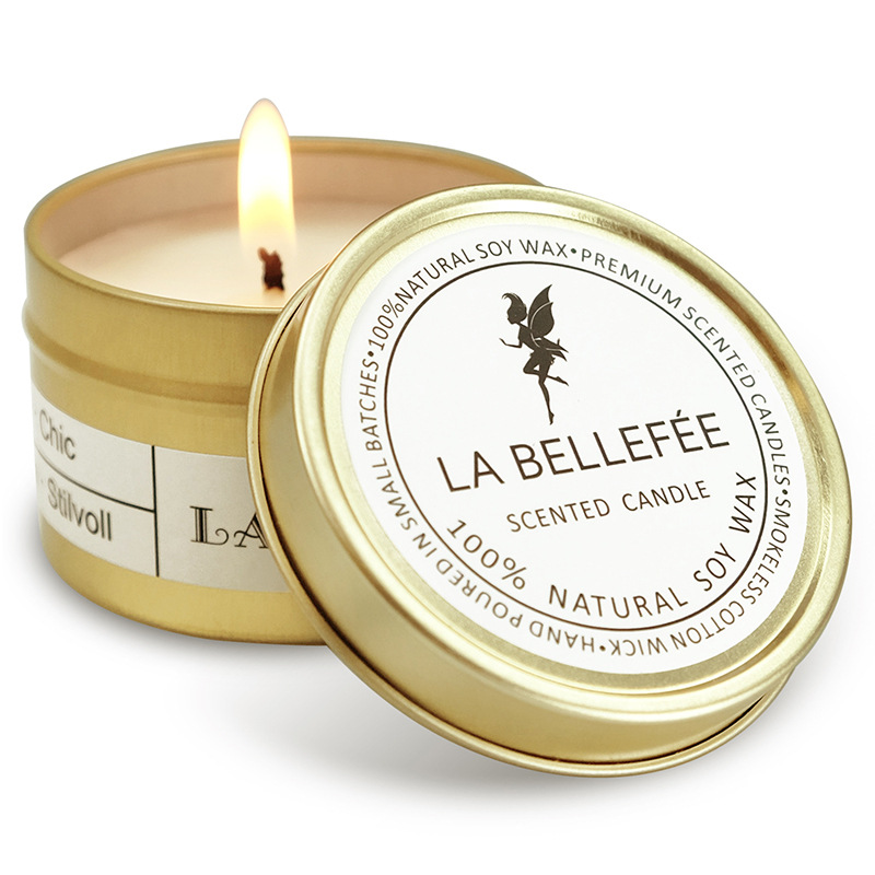 70g金罐香/香薰蜡烛白底实物图