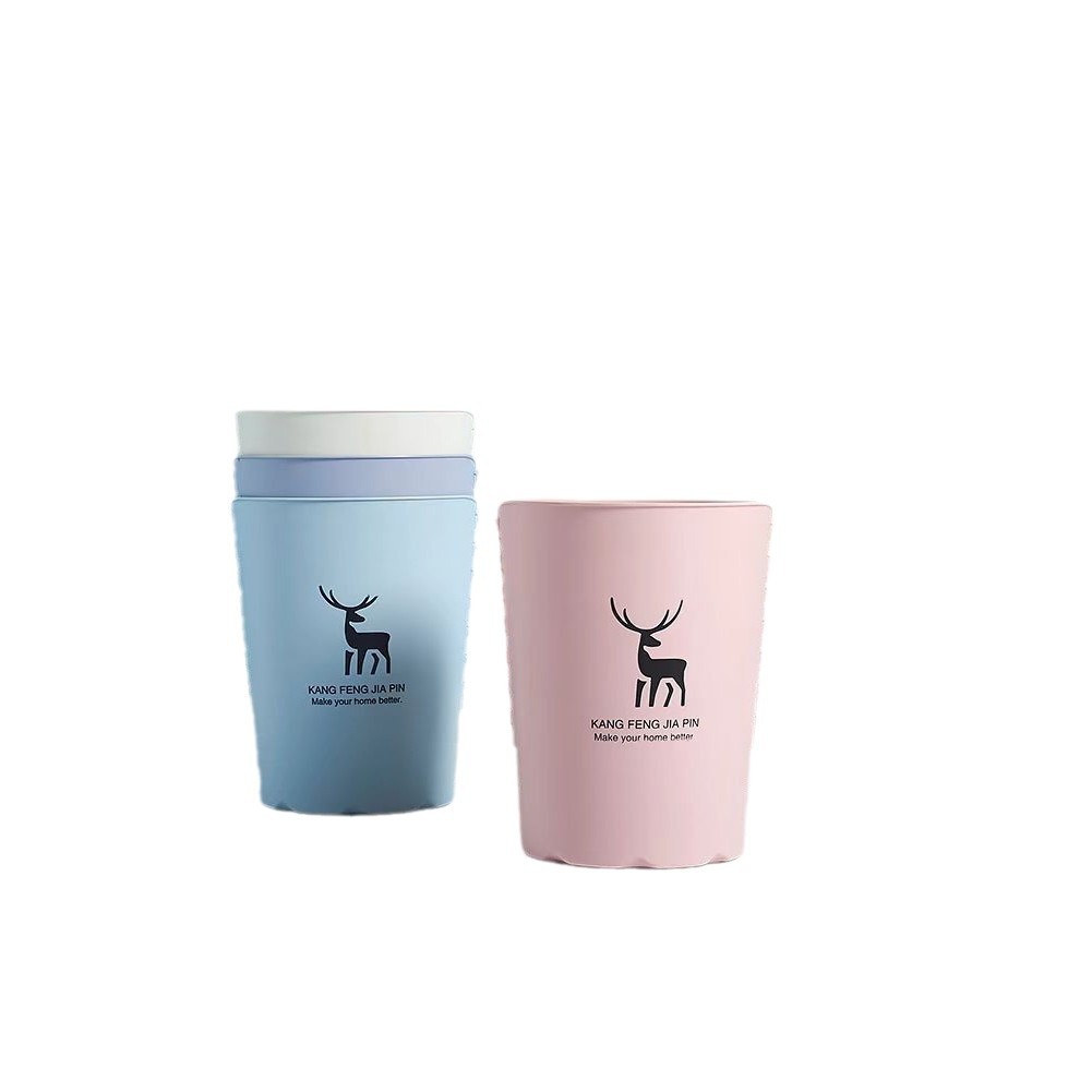 Multi-color, simple and modern trash can with large capacity, suitable for home living room and bedroom, cute storage, Nordic style Item Picture