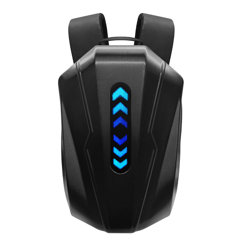 Loy Evolver Led Motorcycle Riding Trend Bluetooth Backpack Diy Animated Casual Motorcycle Helmet Men's And Women's Bag details Picture
