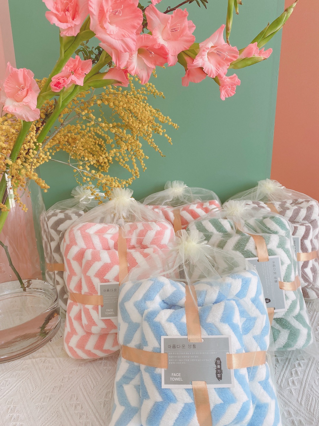 【 Chi Jia 】 Coral Fleece Towel, Bath Towel Set, Beach Towel, Absorbent Mother and Child Towel Gift Box, Thickened Household Towel Set