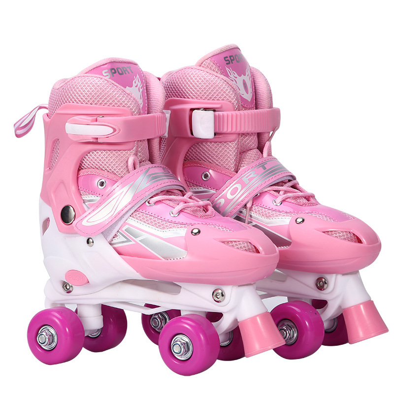 溜冰鞋儿童全套装2-5-8-16岁初学者宝宝四轮双排轮旱冰轮滑男女童
