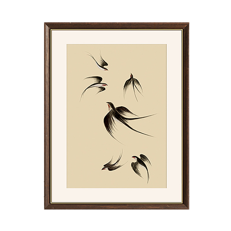 装饰画/浮雕画/墙画/挂画美式/孔雀装饰画白底实物图