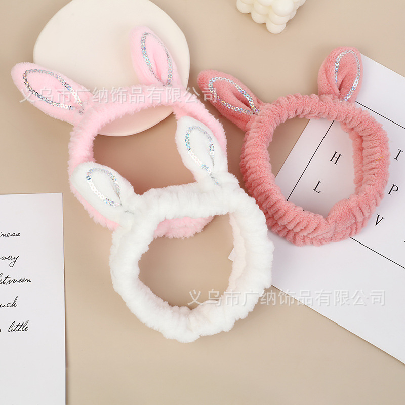 Bare Cartoon Move Long Fringe Pink Fresh Funny Polka Dot Zodiac Bow Loose Hair Accessories details Picture