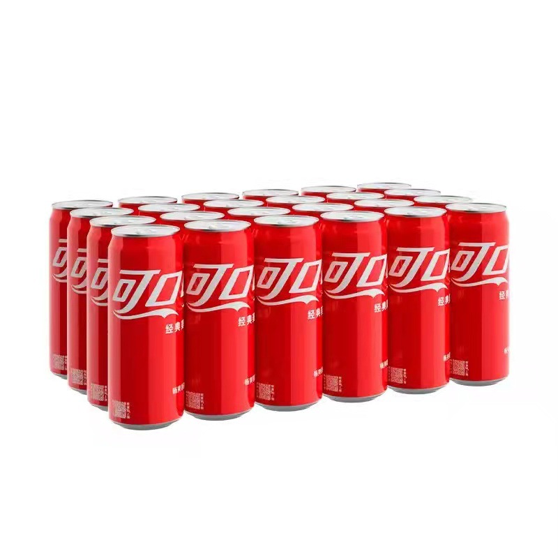 可口可乐汽水330mlX24易拉罐 摩登罐分享装可乐碳酸饮料详情图2