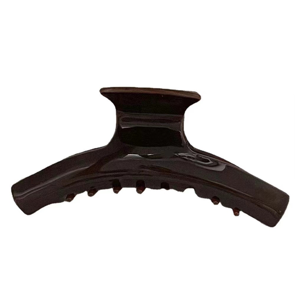 Simple Large Grab Clip Japanese Hair More Than A Word Curved Grab Clip All Hair Grab Back Of The Head Style Hair Clip Item Picture