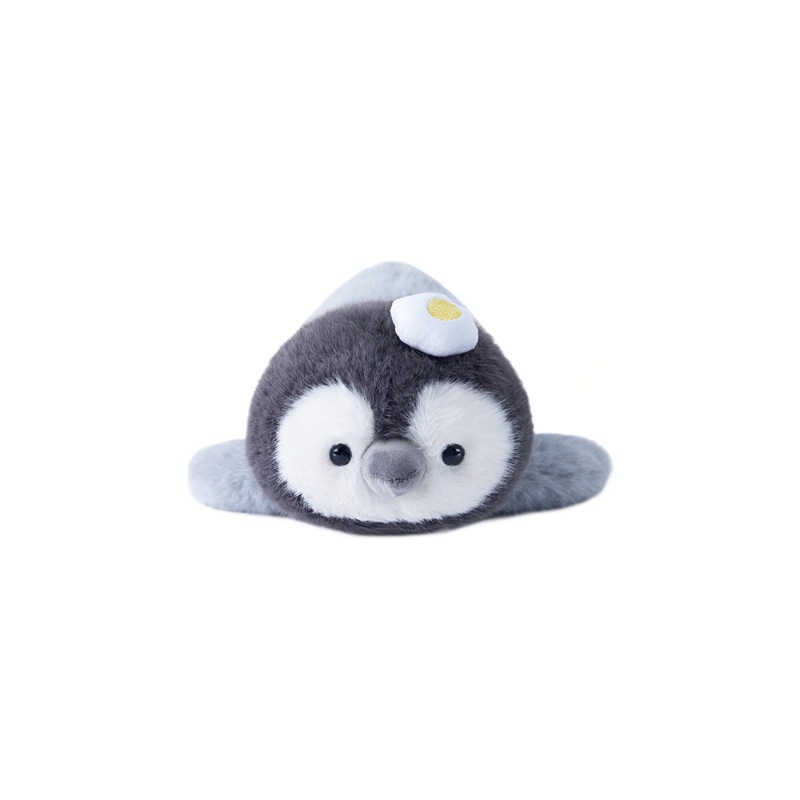 Wholesale of genuine, chubby little penguin plush toys in a prone position, office nap pillows, and lullaby dolls Item Picture