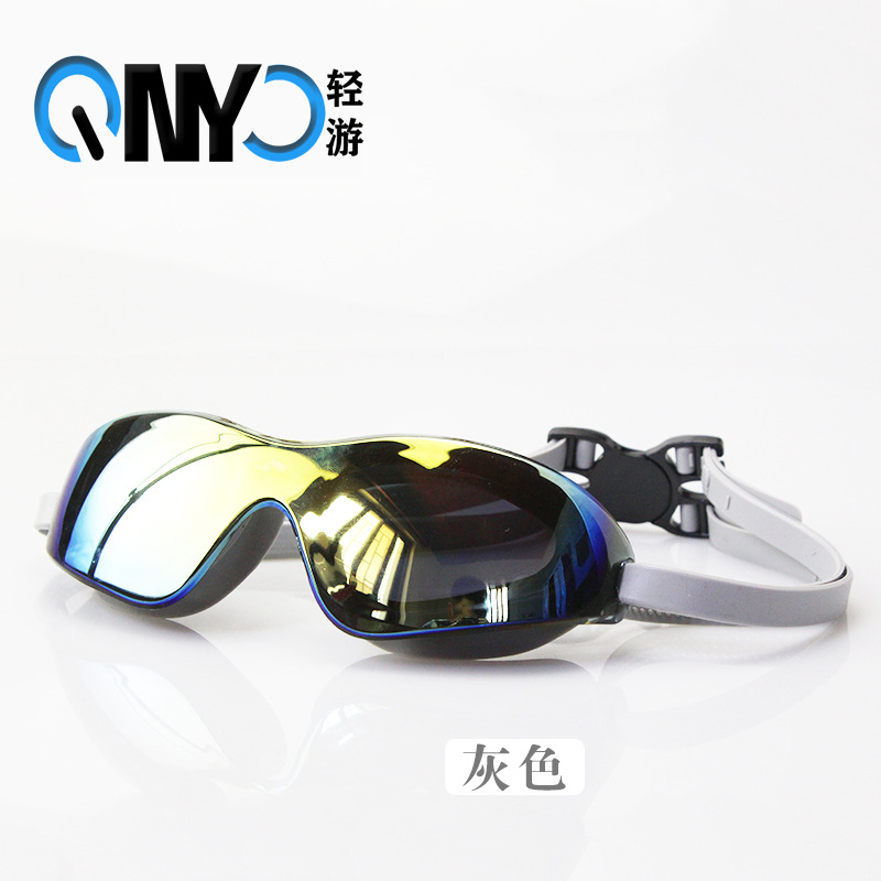 Adult Large Frame Conjoined Goggles High Definition Anti-Fog Electroplating Silicone Goggles Amazon Cross-Border Fashion Goggles Manufacturers Application Scenario
