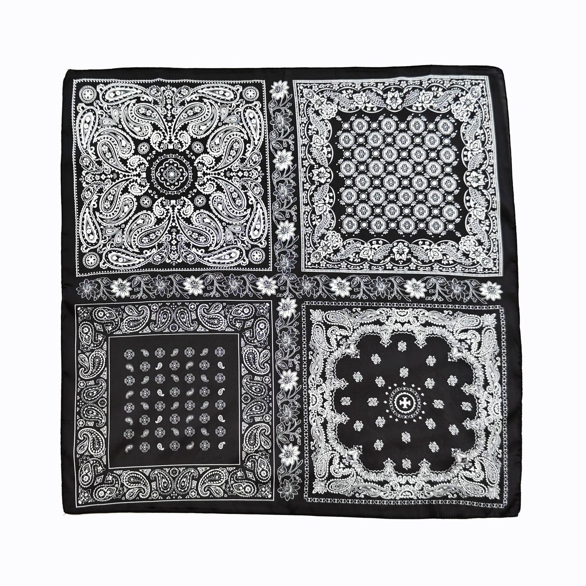 Cashew nut 70 small square scarf, silk scarf for men and women, spring, autumn and summer matching shirts, professional neck protection, neck wrap, thin scarf, hair band Item Picture