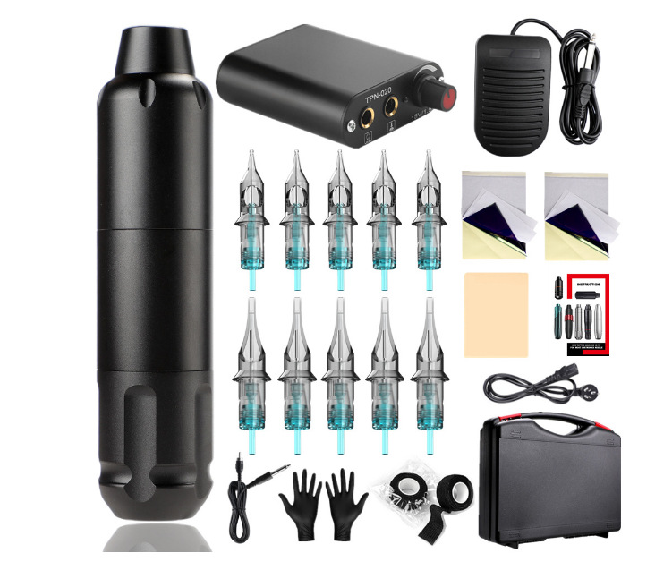 مجموعة كاملة من المحركات الدوارة، آلات الوشم، معدات الوشم Item Picture