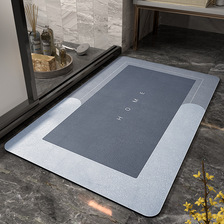 新款卫生间吸水速干地毯地垫 门口浴室防滑脚垫家用厨房垫防油污