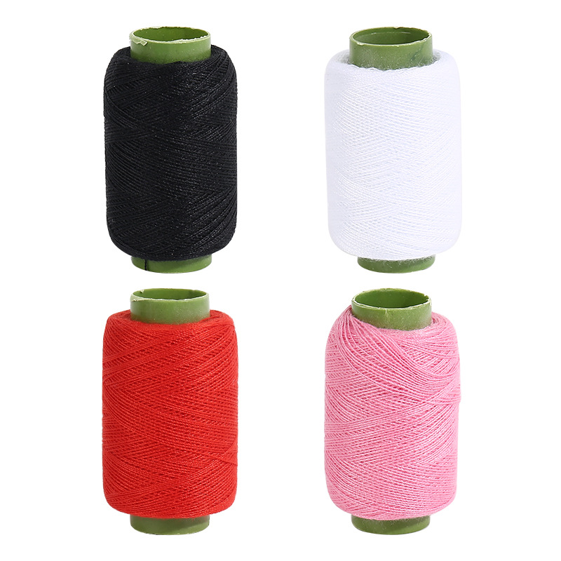 Color home sewing thread small roll pagoda thread black thread white thread hand sewing clothes with polyester thread hand sewing wholesale Item Picture