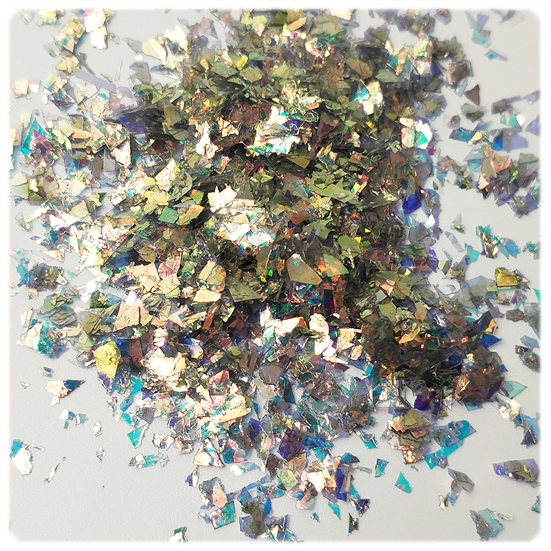 Factory sales of Golden Light irregular small bag fragment machines, 5-gram candy small packages, nail art accessories, toys, shells, paper scraps details Picture