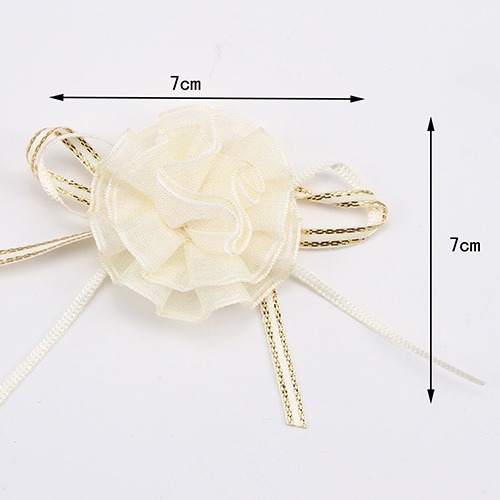Korean hairpin and hair accessory series with large floral lace and two-color carnations on the base details Picture