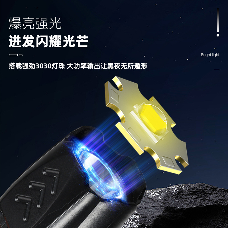 手电筒/强光手电筒/手电/手压电筒/电棒产品图
