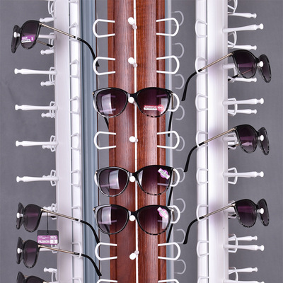 新款旋转展示架落地式太阳镜架创意木质眼镜陈列货架展示眼镜架子详情图4