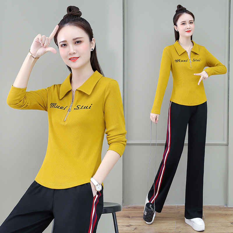 Early Spring Autumn Long-Sleeved T-Shirt Base For Women 2022 New Slim-Fit And Thin Man Looks All Over The Top Specification drawing
