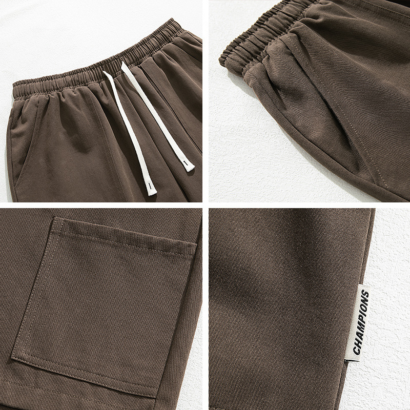 Hanlu Men's large pocket work shorts for men 2024 Summer new style Japanese retro loose casual five-inch pants Application Scenario