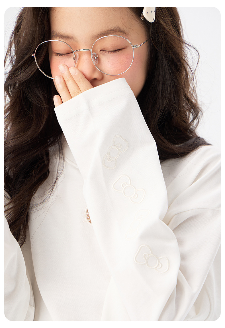 童装女童长袖T恤春秋款2026年新款洋气儿童打底衫女孩中大童上衣1详情18