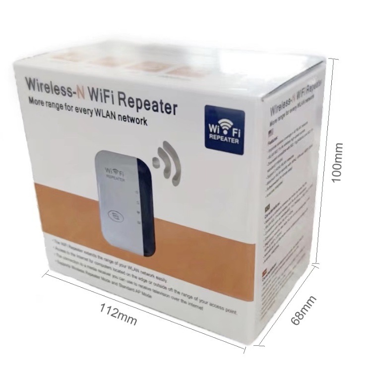 Repeater, Small Steamed bun wifi signal amplifier, 300M wireless signal enhancer, extender, router Specification image