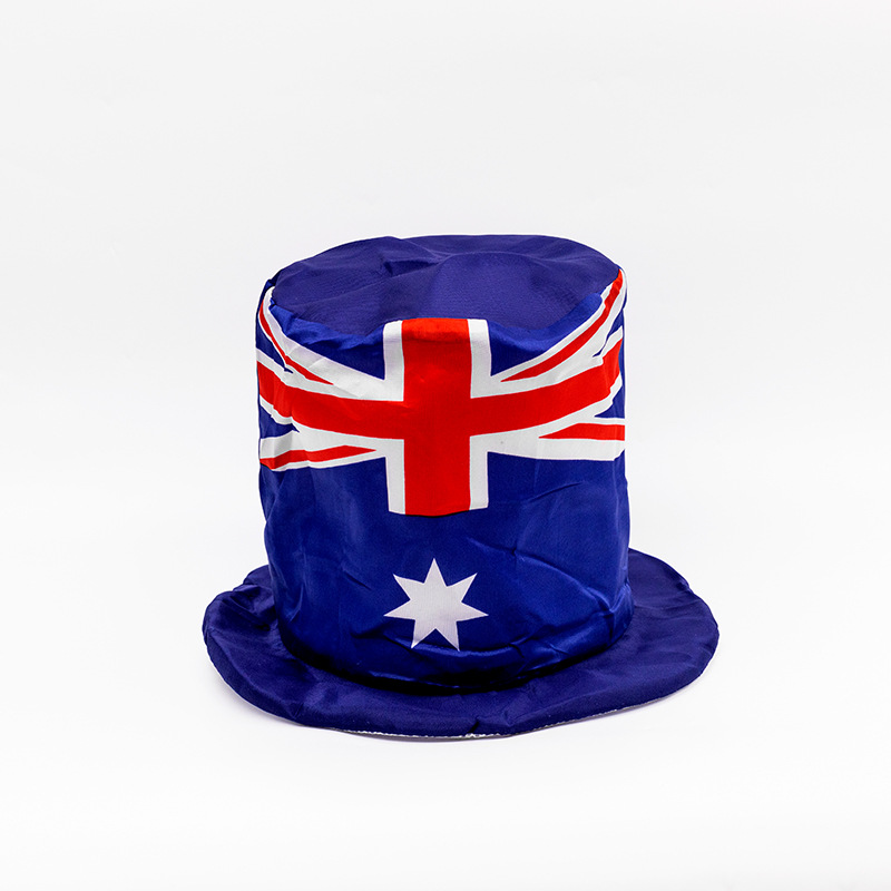 Customized digital printed polyester high hats, cheering props and flag hats for the 2026 World Cup in the United States, Canada and Mexico pic 7