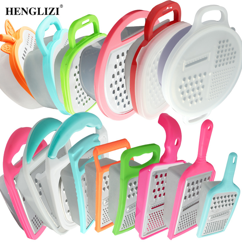 Cross-border stainless steel multifunctional Grater Slicing and slicing fine silk Coarse silk vegetable cutter Whittling belt box household 2 Specification drawing