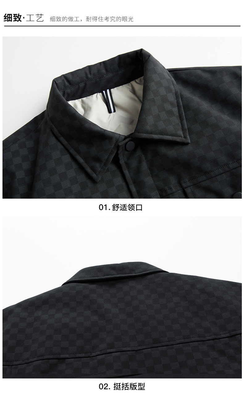 羽绒服男爆款冬季新款潮流男士休闲翻领抗寒保暖羽绒服灰鸭绒外套详情18