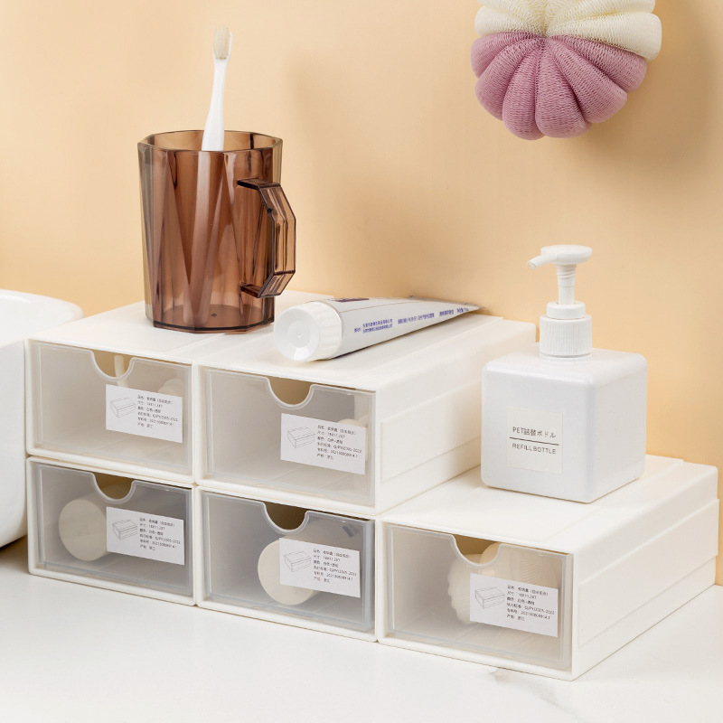 Desktop drawer-type storage box, desk stationery, office desk storage rack, small storage cabinet on student dormitory desks Application Scenario