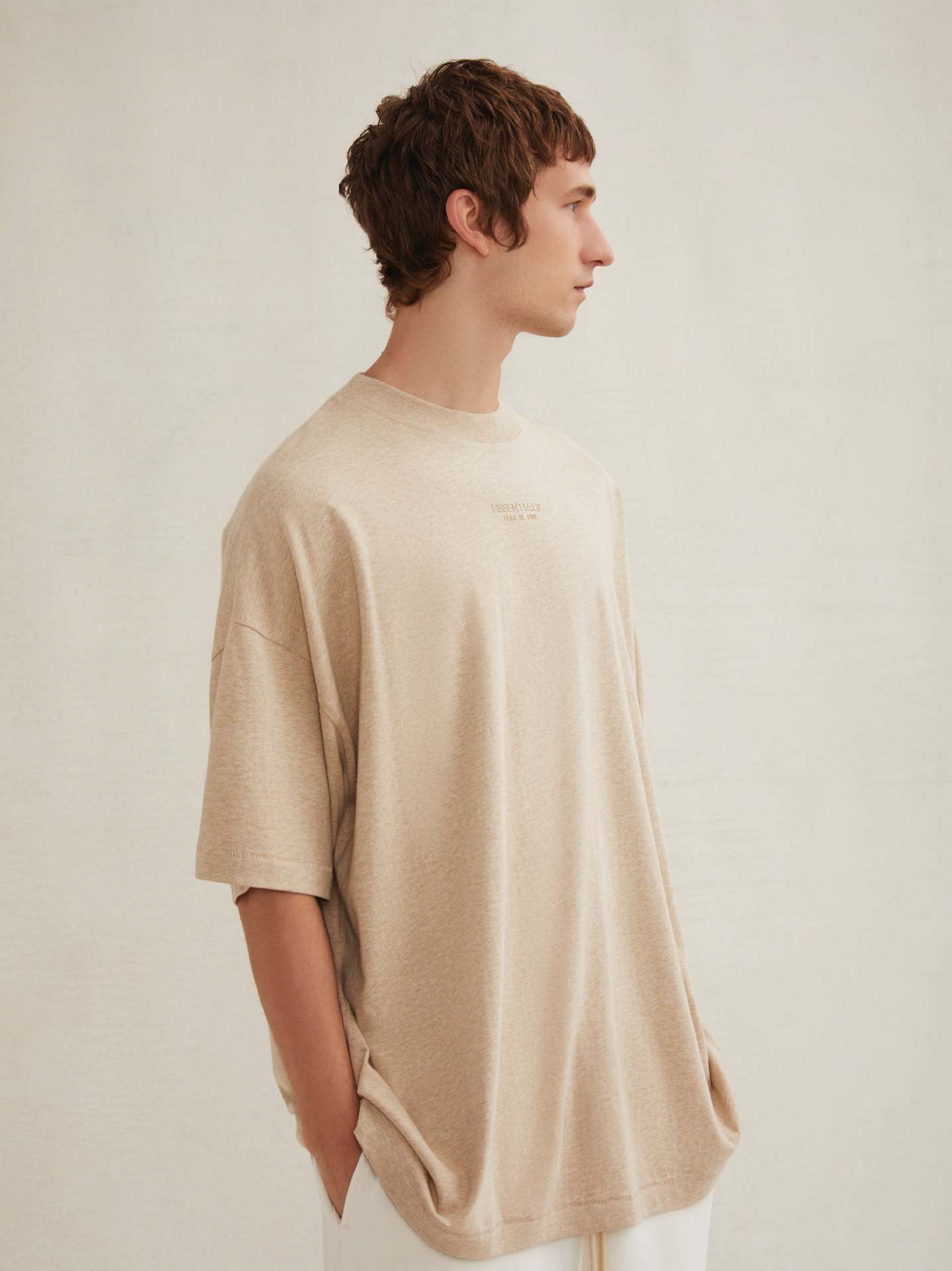 High-end original Essentials men's T-shirt streetwear brand Fog short-sleeved high street 2024 Spring/Summer collection for women and couples Specification image