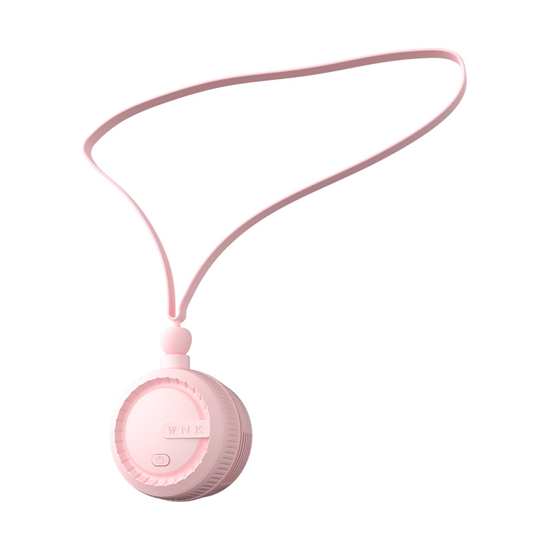 High-Speed Leafless Hanging Neck Fan Folding Outdoor Charging Portable Usb Rechargeable Small Portable Mini Fan Item Picture