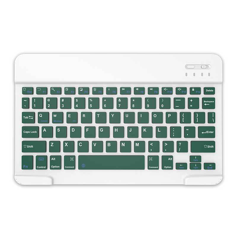 厂家批发迷你10寸无线马卡龙色键盘鼠标套装ipad键盘平板蓝牙键盘详情图5
