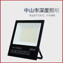 High light LED floodlight 1000W500W construction site lighting Outdoor waterproof searchlight floodlight lightning protection