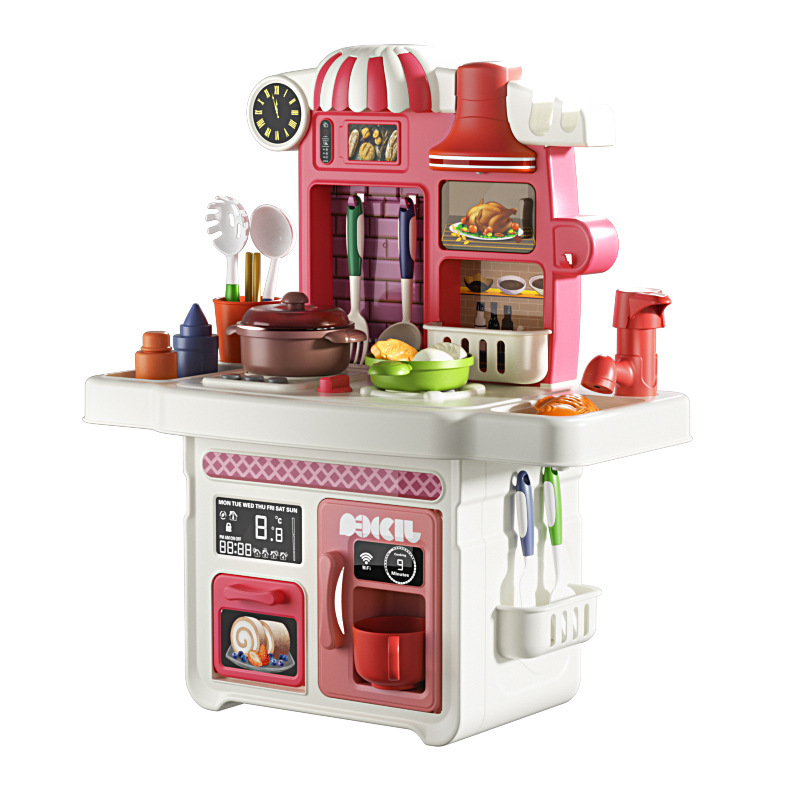 儿童玩具/玩具/玩具挂板/食玩微缩套件/可做饭厨具白底实物图