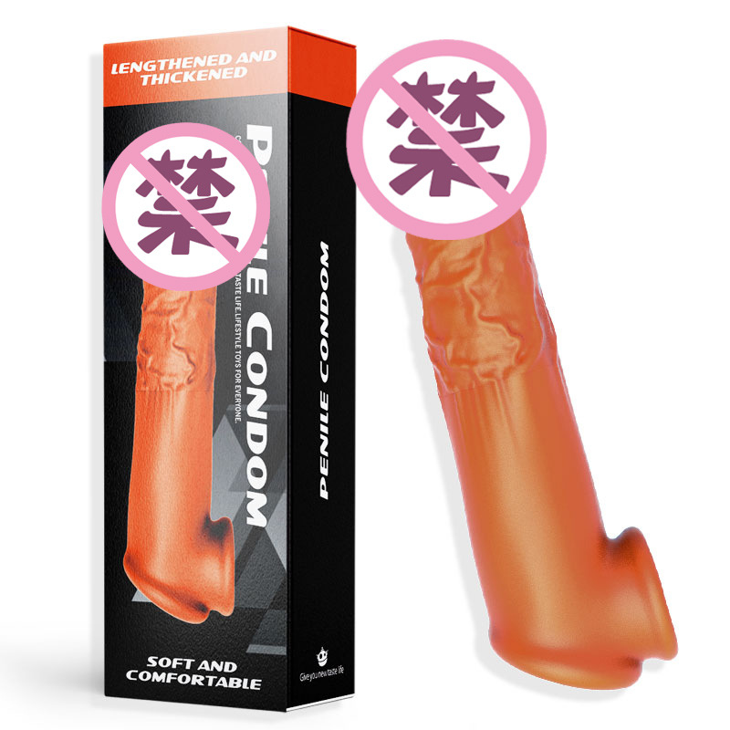 A 7-centimeter extended and thickened simulation set for men, a Wolf tooth set for adults, and adult sex wear products details Picture