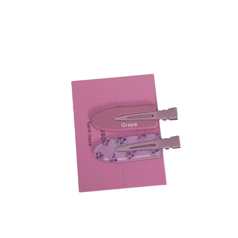 Spring Juice Hair Clip Women's Hair Clip Cute New Side Fringe Clip Internet Red Makeup Duck Beak Clip Headpiece Item Picture