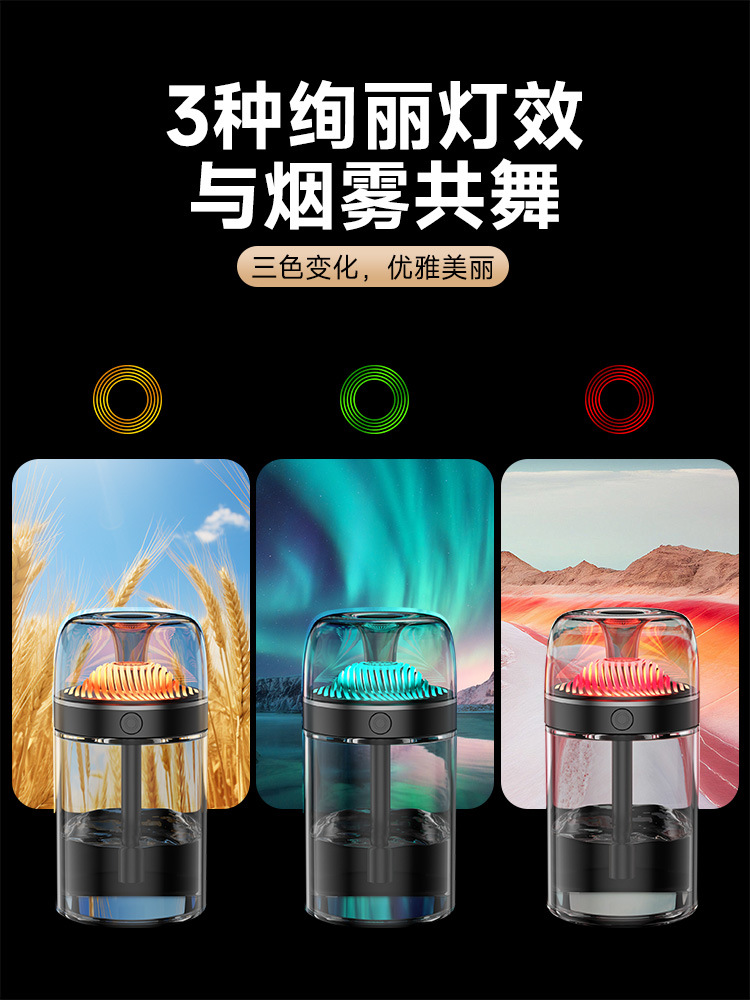 车载加湿器家用usb加湿器卧室轻静音小型办公室桌面加湿器厂家 f详情4