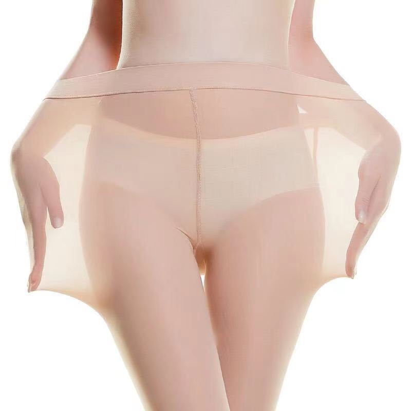 钢丝袜女防勾白底实物图