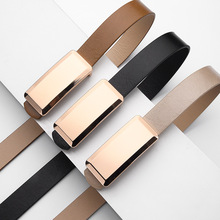 2024韩版小众设计复古腰带女新款牛仔裤装饰棕色星星高级感pu皮带详情5