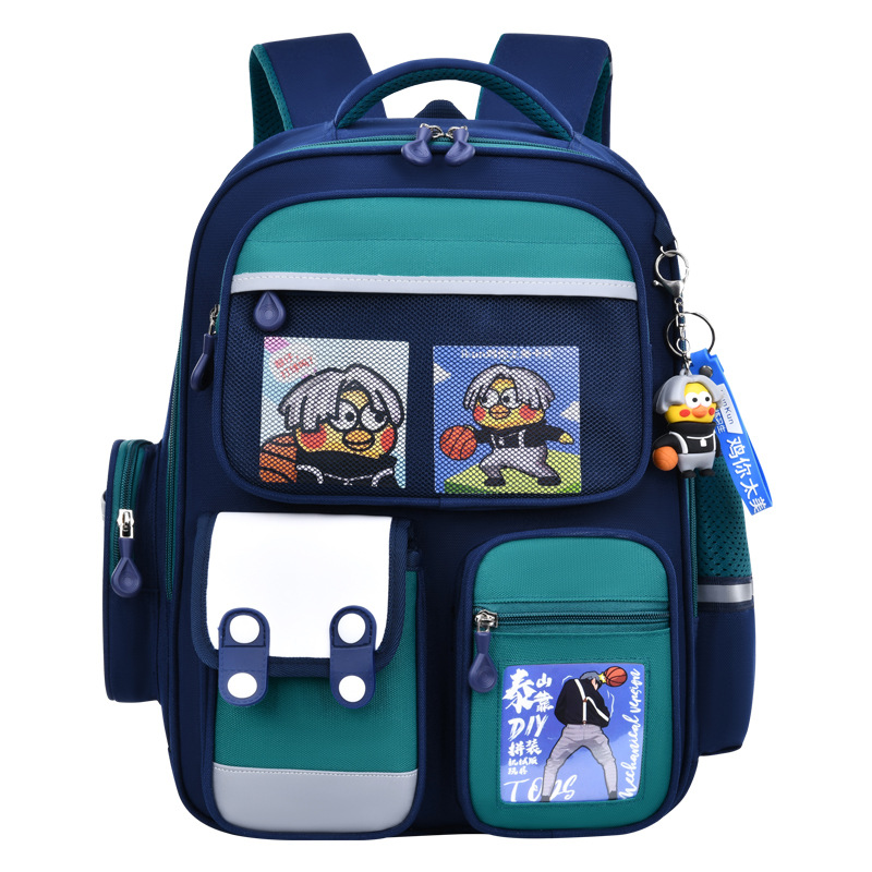 2023 New Schoolbag Male And Female Primary School Students 123-6 Grade Girls And Boys To Protect The Spine Load Relief Children's Backpack Item Picture