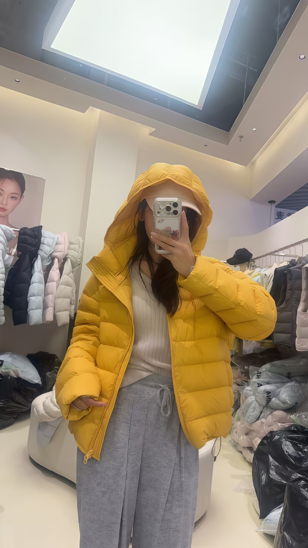 排骨羽绒服女短款2025新款连帽韩版宽松保暖时尚爆款泡芙冬季外套详情18