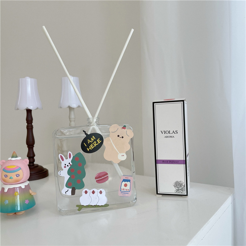 韩国ins清新藤条香薰精油室内持久留香除异味装饰花瓶工艺品礼品详情6