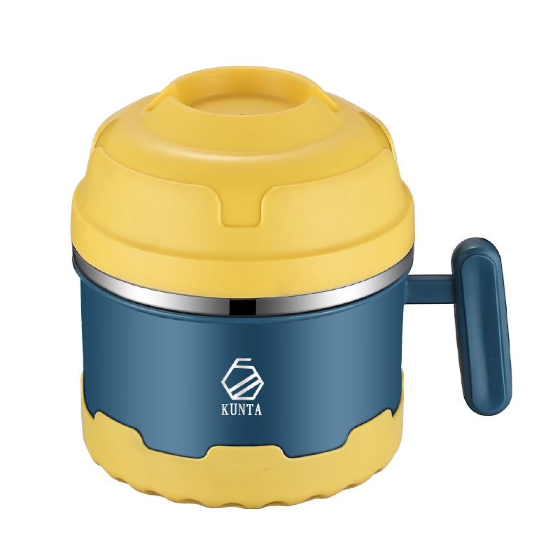 304 stainless steel fast food cup double multifunctional induction cooker heating instant noodles cup bento lunch box rice bowl rice bowl 01216KT9050 Item Picture